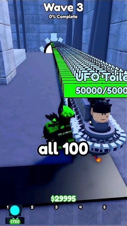 10 Titan Cameramen Vs 100 Ufo Toilets Toilet Tower Defense Youtube