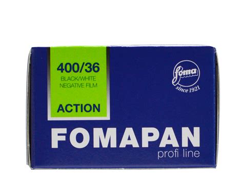 Fomapan 400 Action 35mm 36 Exposures | Black & white films | Film ...