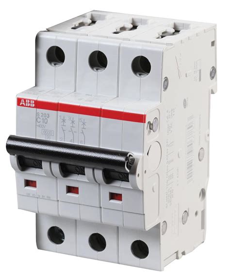 S C Abb Thermal Magnetic Circuit Breaker Miniature C Curve