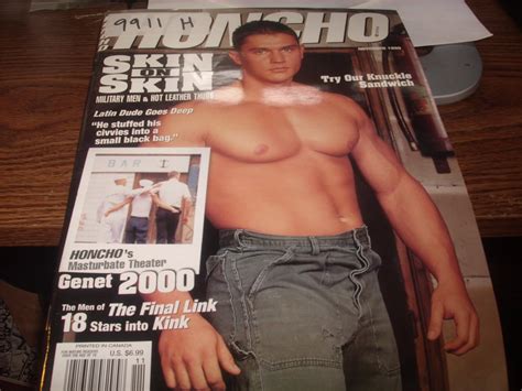 Honcho Adult Men S Gay Magazine November Skin On Skin Unknown Author Amazon Books