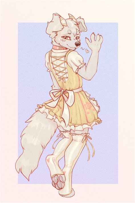 Yshanii On Twitter A Maid Dress Going To This Cute Boi~