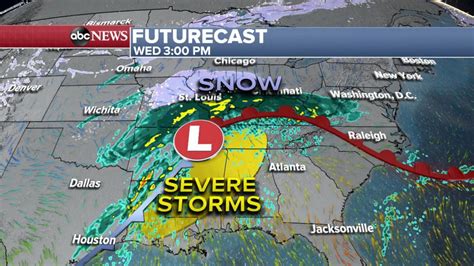 Storm Threatens States With Snow Flooding Rain Good Morning America