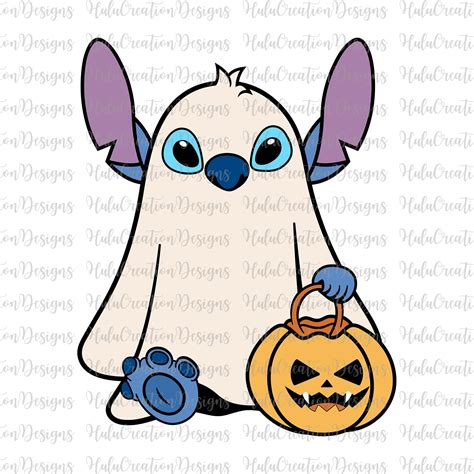 Disney Stitch Pumpkin Stencil