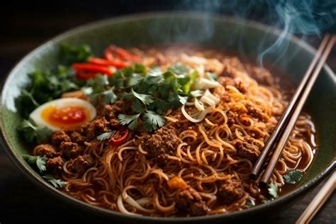Tempting Hot Spicy Noodles Generative AI 30494443 Stock Photo At Vecteezy