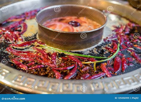 Chengdu Sichuan Hot Pot Close Up Stock Image Image Of Asia Culture