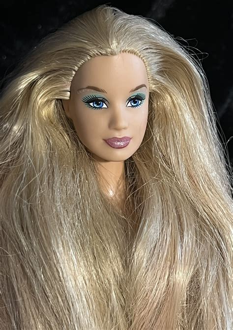 Blonde W Blush Tinted Hair Fashion Fever Barbie Doll Mattel Nude For