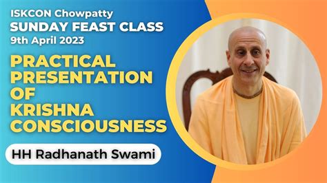 Practical Presentation Of Krishna Consciousness Sunday Feast Hh