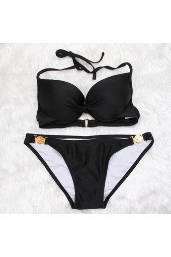 Hot Sexy Women Bikini Swimsuit Set Beach Swimwear Lady Bathing Suit Black Intl