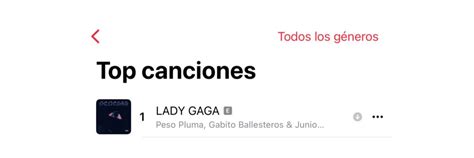 Peso Pluma On Twitter “lady Gaga” Es Ahora La Canción Más Reproducida En Apple Music México🇲🇽