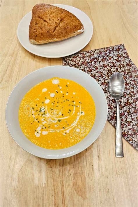 creamy carrot soup  happy homemaker