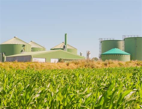 Premium Photo Biogas Plant For Power Generation And Energy