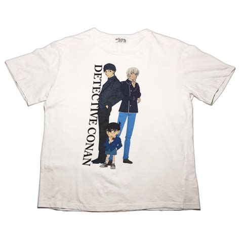 Vintage Anime T Shirt Detective Conan 1996 Men S Fashion Tops Sets