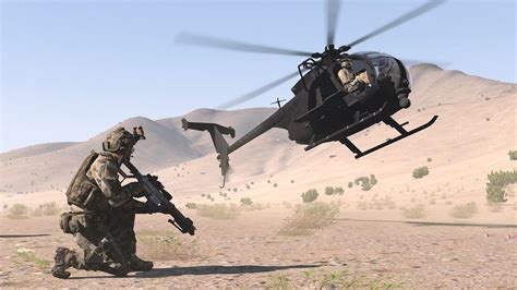 Arma 3 に最も正確な Amh 6 ヘリコプターを実装の Mission Enhanced Little Bird Mod 弱者の