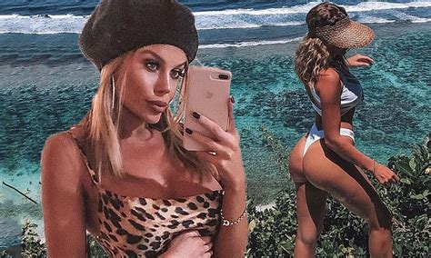 Skye Wheatley Flaunts Her Shapely Derriere In A G String Bikini Daily