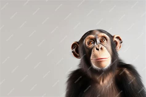 Premium AI Image | a monkey with a big nose and a big nose