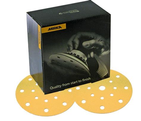 Mirka Gold 150mm Hole Sanding Discs Variable Grit 53 OFF