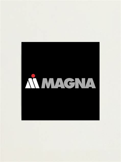 Magna Logo Photographic Print By Wesfallen Redbubble