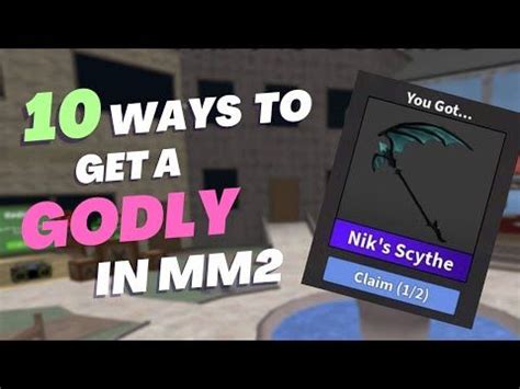 how to get a godly in mm2