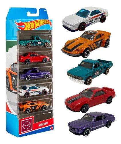 Conjunto Carrinhos Hot Wheels Nissan Mattel