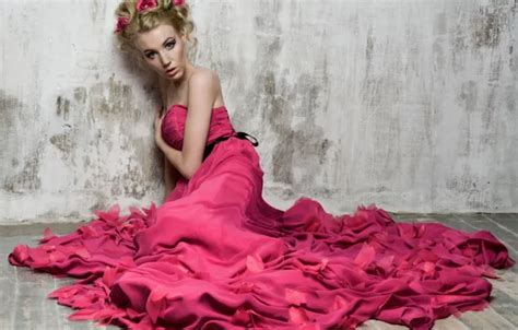 Wallpaper Girl dress blonde girl woman for mobile and desktop section девушки resolution