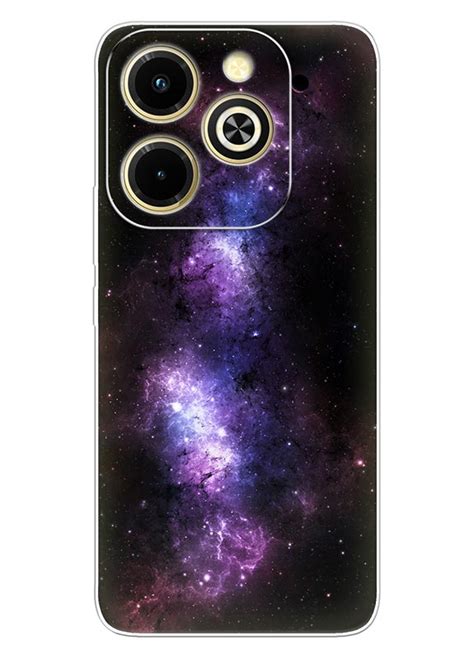 Infinix Hot i чохол силіконовий з дизайном Космос