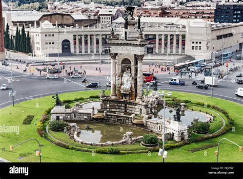 Placa De Espanya Square Of Spain Barcelona Spain Stock Photo Alamy