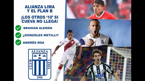 Alianza Lima si NO viene Cueva los 3 JALES que llegarían Brahian