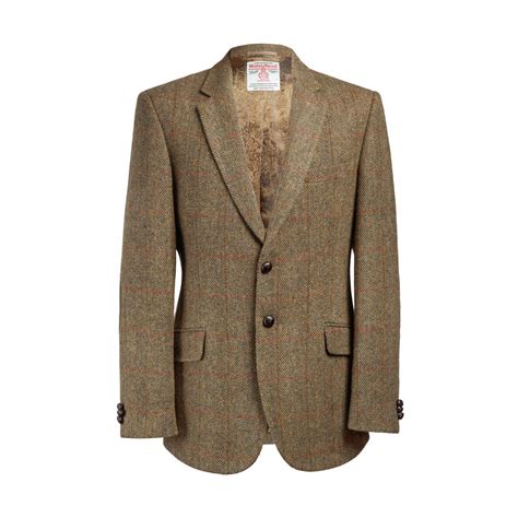 Мужской твидовый пиджак Harris Tweed в ёлочку купить в Москве | Цена в СПб