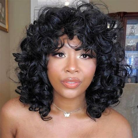 Rock Your Look Short Curly Bob With Side Part Get Inspired