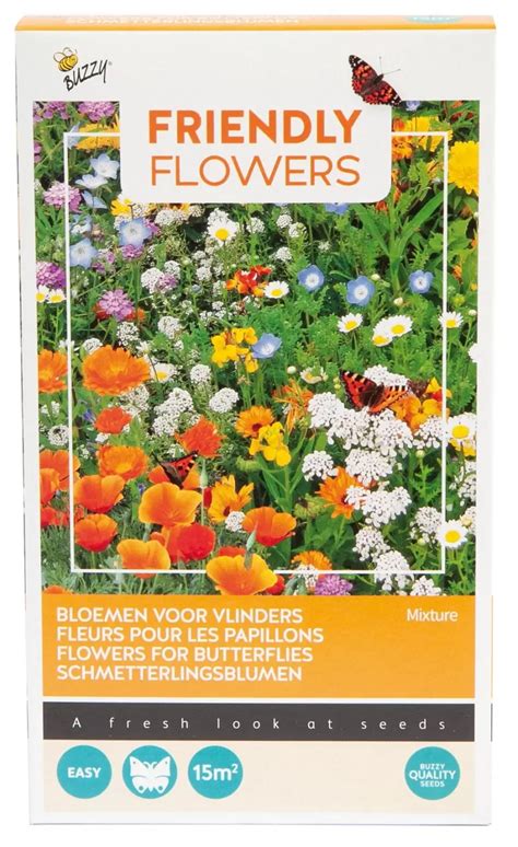 Buzzy Flower Mix Vlinders Laag M Groenrijk Beneden Leeuwen Een