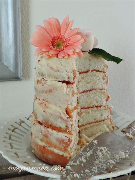 How To Make A Rustic Naked Cake What Meegan Makes