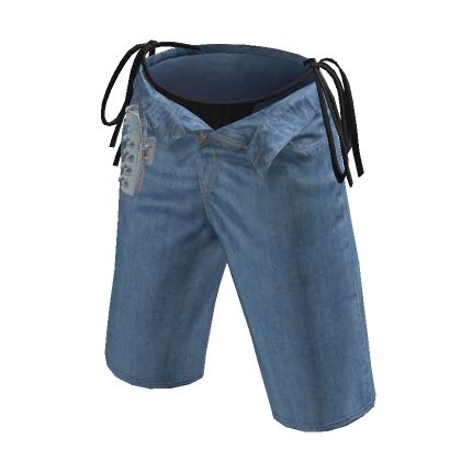 Light Blue Summer Beach Black Bikini Cargo Shorts Roblox