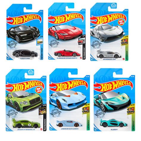Hot Wheels hot รถสปอรตขนาดเลก Koenigsegg Bugatti McLaren Lamborghini Mazda รนรถอลลอย