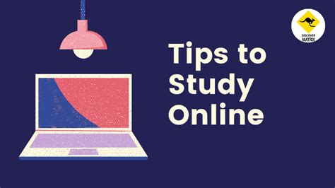 Tips for students studying online - Discover Matrix
