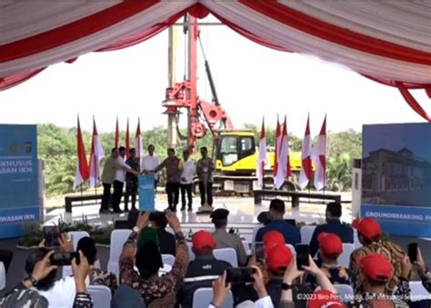 Jokowi Groundbreaking Gedung Polres Di Ikn Rogoh Anggaran Rp Miliar