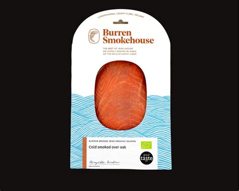 Burren Classic Cold Smoked Irish Organic Salmon Burren Smokehouse