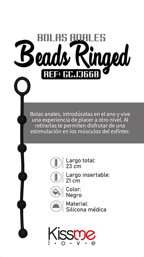 Bolas Anal Beads Ringed Talla S Tiendacereza Sex Shop