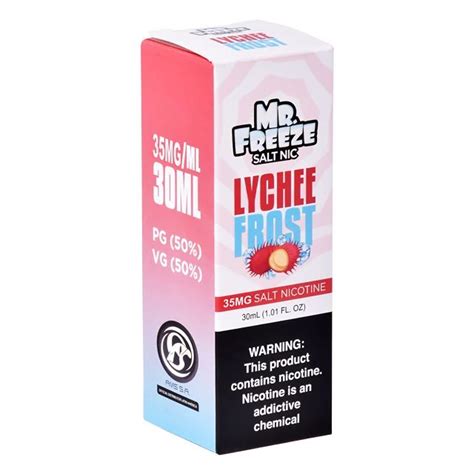 NicSalt Mr Freeze Lychee Frost 30ml Ofertas Na TotalPOD Total POD