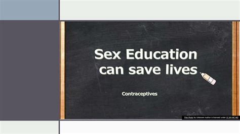 Sex Education Contraceptives YouTube