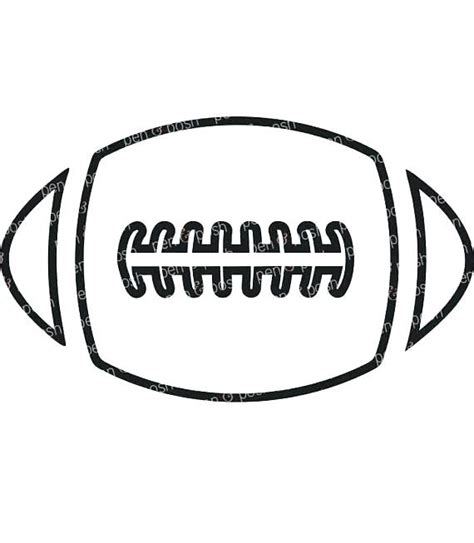 Football Outline Vector At Getdrawings Free Download