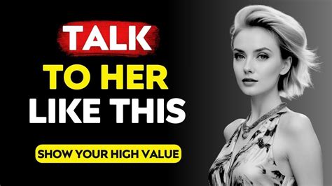 How High Value Men Talk To Women Stoic Life Lesson Stoicism Youtube