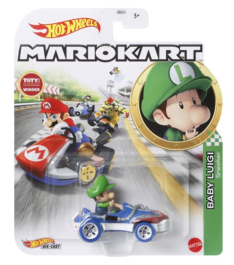 K B Hot Wheels Super Mario Bros Baby Luigi Sneaker