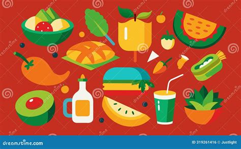 Savory Vector Hand Drawn Illustration Set Spice Object Cartoondealer