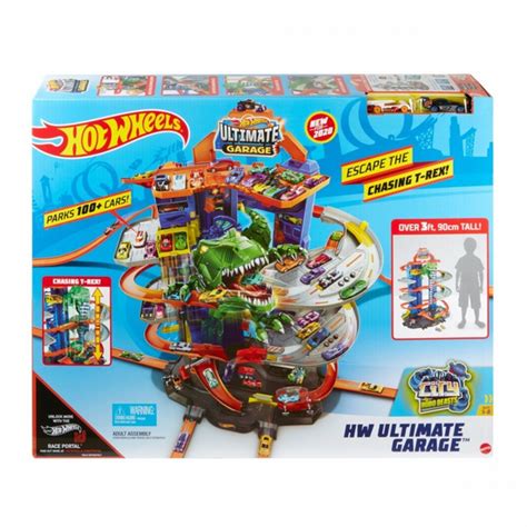 Игрушечный трек Hot Wheels Set City MeGaraz T Rexa купить на OZON по низкой цене 1569919507