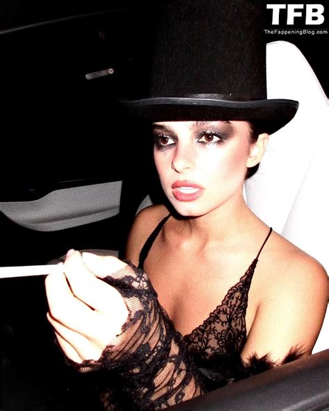 Addison Rae Flashes Her Nude Tits Wearing A See Through Halloween Costume Photos