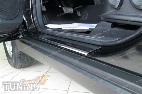 Накладки на пороги Санг Енг Кайрон (защитные накладки SsangYong Kyron ...