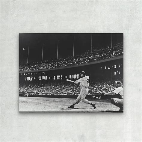 Ted Williams Poster Etsy