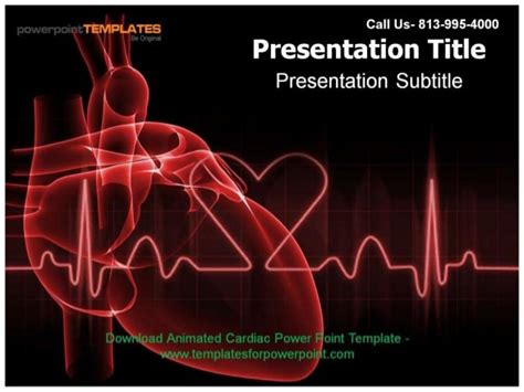 Animated Cardiac Powerpoint Template