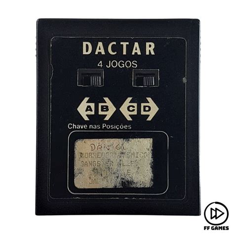 Jogo Atari 2600 Dactar 4 Em 1 Corredor Cosmico Ff Games