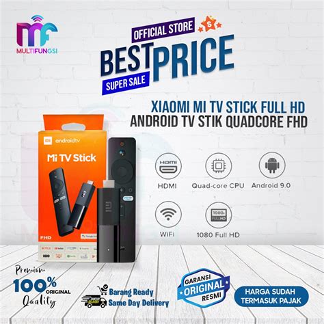 Jual Xiaomi Mi Tv Stick Full Hd Android Tv Stik Quadcore Fhd Garansi